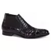 Mauri "Affari" 4755 Black Genuine Body Alligator Hand-Painted Boots -Winter Boot Store mauri affari 4755 black genuine body alligator hand painted boots 19871