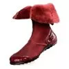 Mauri "Mood" 50032 Ruby Red Genuine Alligator / Shearling High Top Boots With Straps And Sheep Fur Lining -Winter Boot Store mauri mood 50032 ruby red genuine alligator shearling high top boots with straps and sheep fur lining 15191