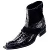 Mauri "Royal" 42746 Black Genuine Hornback Baby Crocodile / Pony Hair Boots -Winter Boot Store mauri royal 42746 black genuine hornback baby crocodile pony hair boots 5868