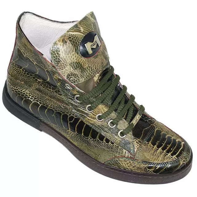 Mauri "Unveiled" 8888 Camouflage All Over Genuine Ostrich Leg Boots 3 Mauri "Unveiled" 8888 Camouflage All Over Genuine Ostrich Leg Boots