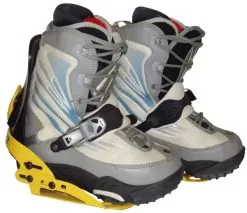 Ride Orion Step-In Snowboard Boots/Bindings [Grey #3] Men's Size 7