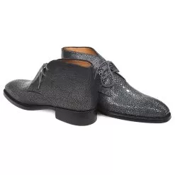 Paul Parkman ''84W21" Grey Genuine Stingray Chukka Boots. -Winter Boot Store paul parkman 84w21 grey genuine stingray chukka boots 25905 03