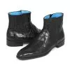 Paul Parkman ''BT87FH65'' Black Crocodile Side Zipper Boots . -Winter Boot Store paul parkman bt87fh65 black crocodile side zipper boots 25942