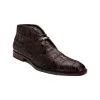 Belvedere "Racer" Chocolate Brown Genuine Genuine Crocodile Patchwork Chukka Ankle Boots R17P. -Winter Boot Store racerbrown 1800x