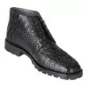 Los Altos Black All-Over Genuine Hornback Crocodile Chukka Ankle Boots ZA2060205 -Winter Boot Store za2060205 black los altos 2